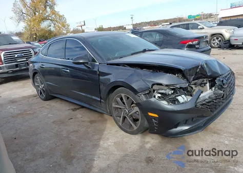 2021 Hyundai Sonata Sel Plus from USA, damaged, VIN 5NPEJ4J27MH063731